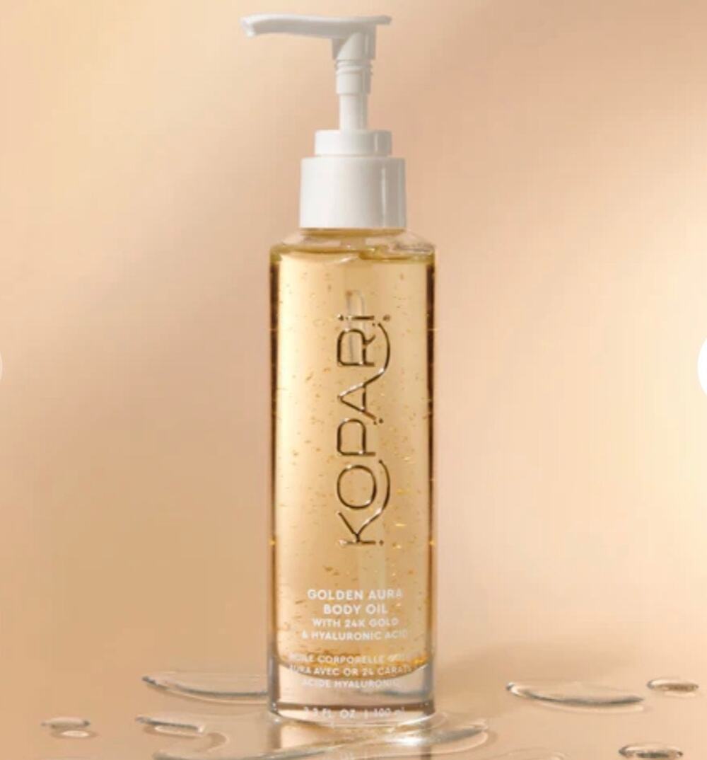 Kopari Golden Aura Body Oil with 24k Gold & Hyaluronic Acid